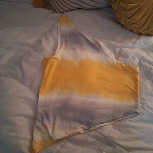 Forever 21 1 Shoulder Asymmetrical Top Size L
